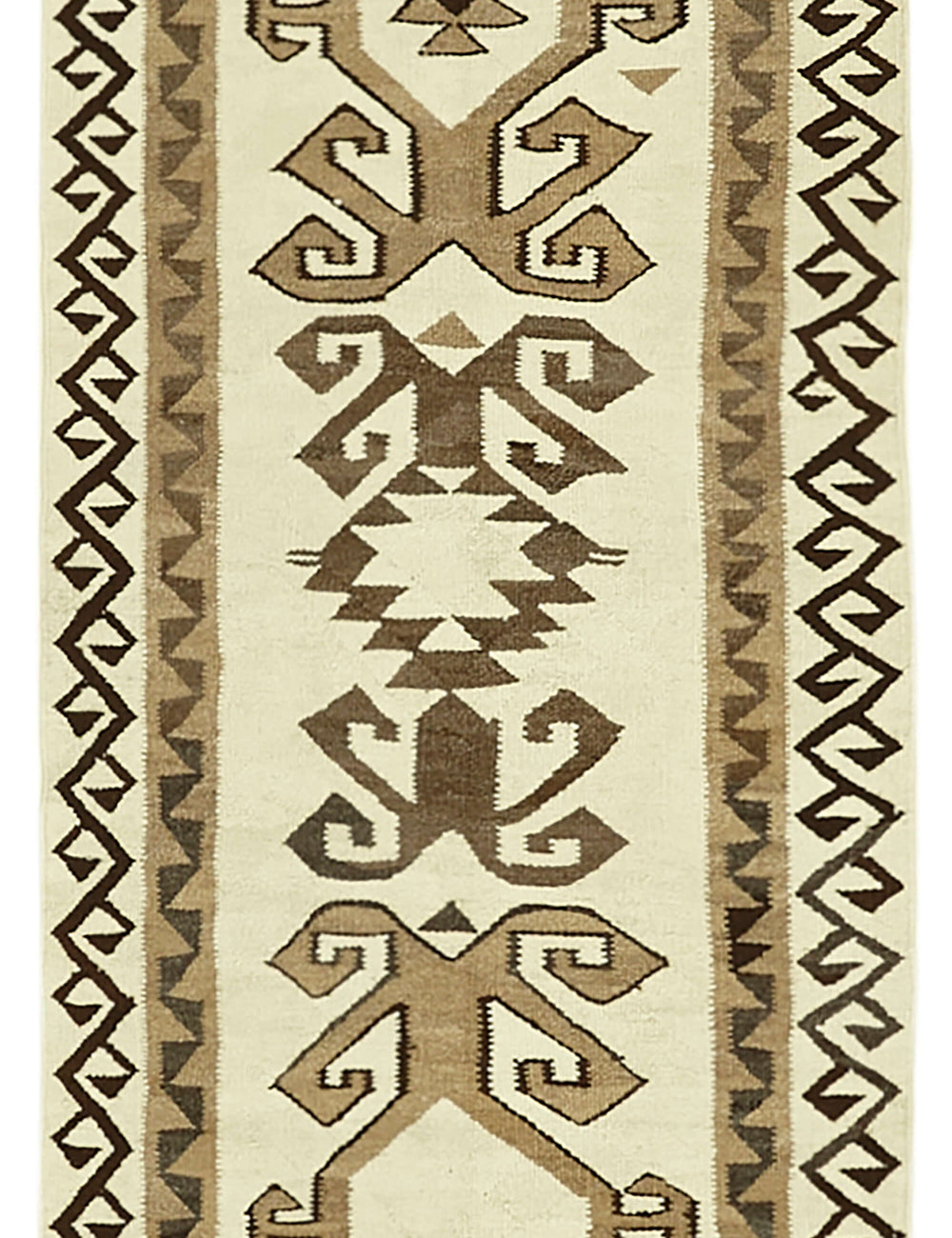 Vintage Heriki Kilim Runner - Woven Journey 104x336cm