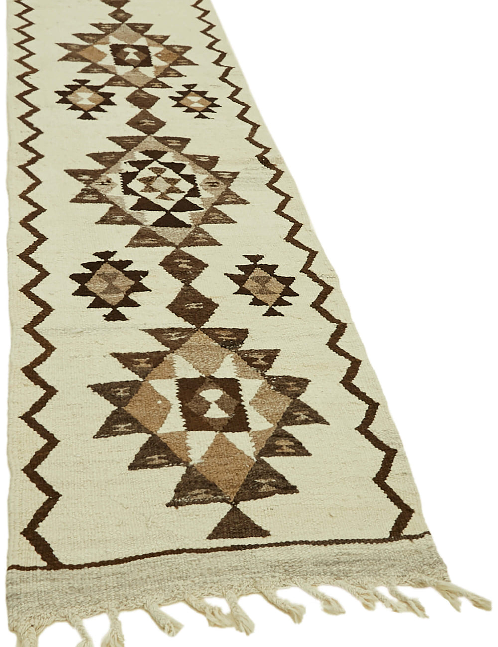 Vintage Heriki Kilim Runner - Artisan Refinished 80x273cm