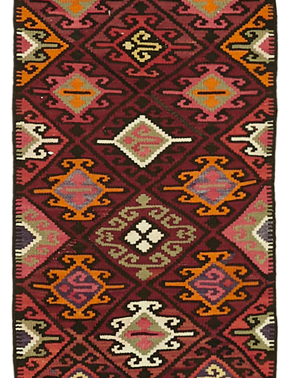 Vintage Heriki Kilim Runner - Timeless Passage 84x345cm