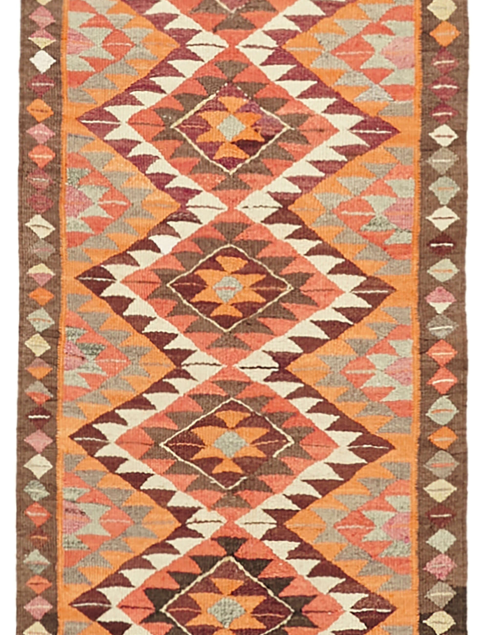 Vintage Heriki Kilim Runner - Anatolian Passage 101x321cm