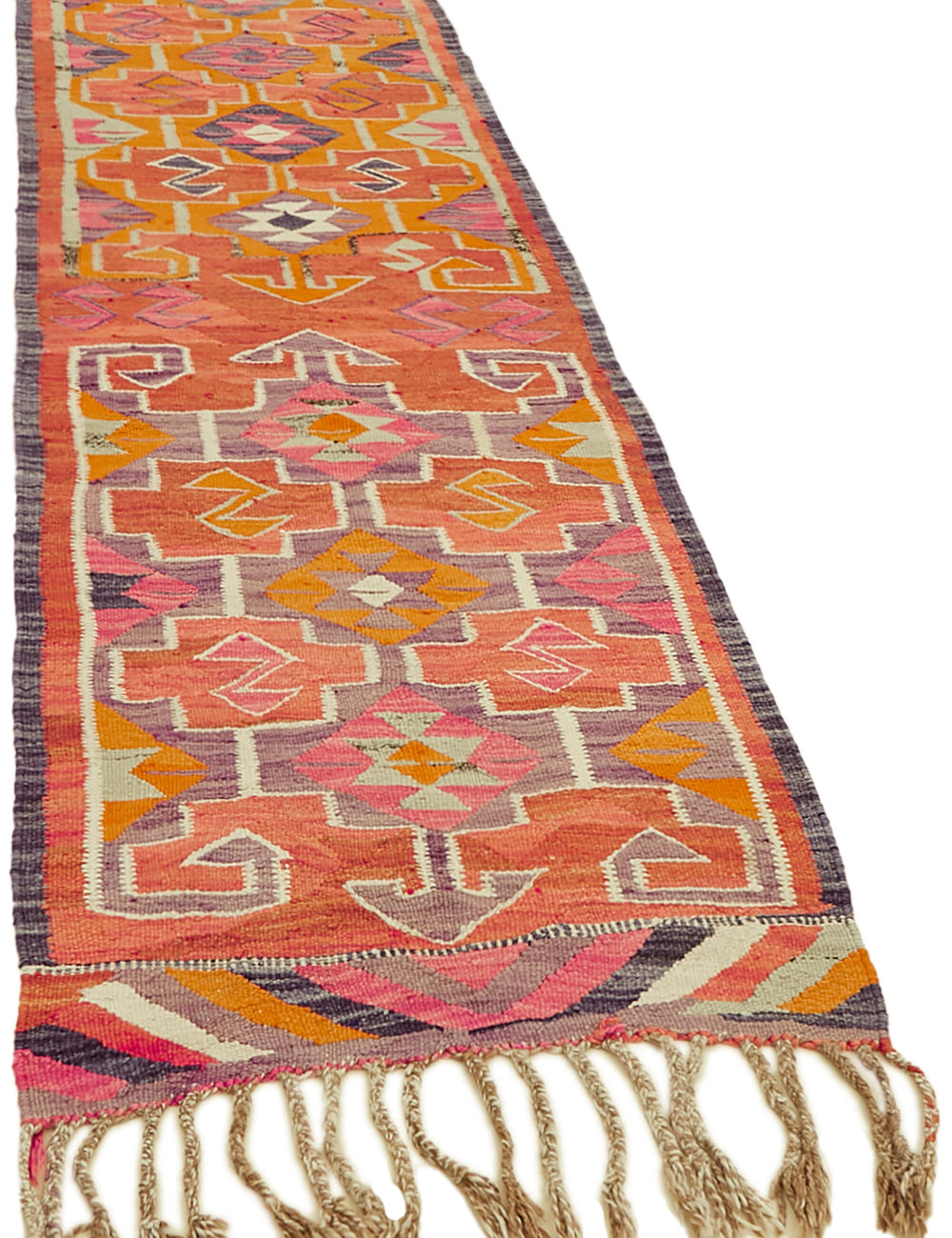 Vintage Heriki Kilim Runner - Heritage Weave 95x316cm