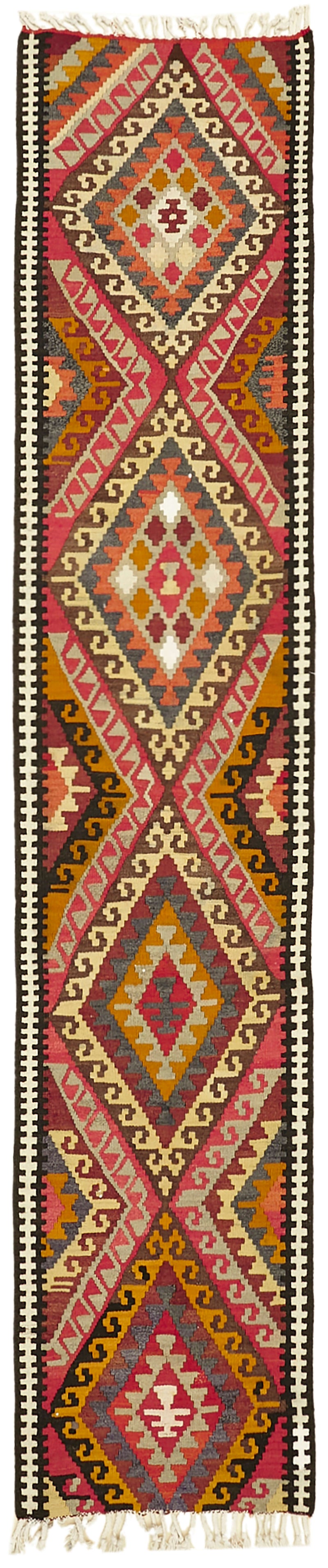 Vintage Heriki Kilim Runner - Nomad Heritage 84x368cm at Sama Rugs
