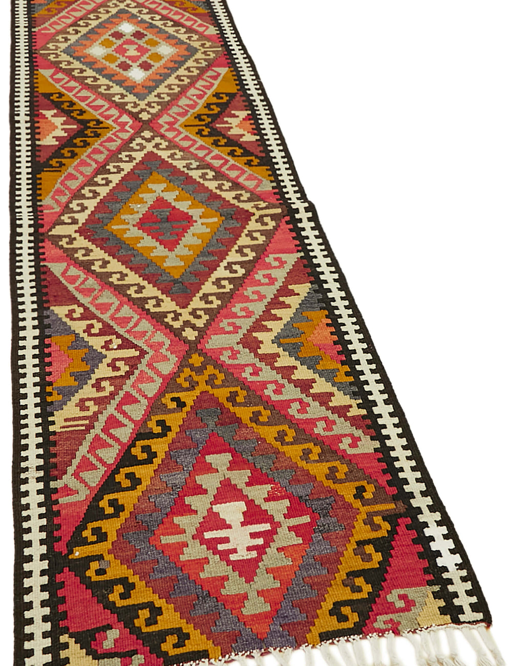 Vintage Heriki Kilim Runner - Nomad Heritage 84x368cm