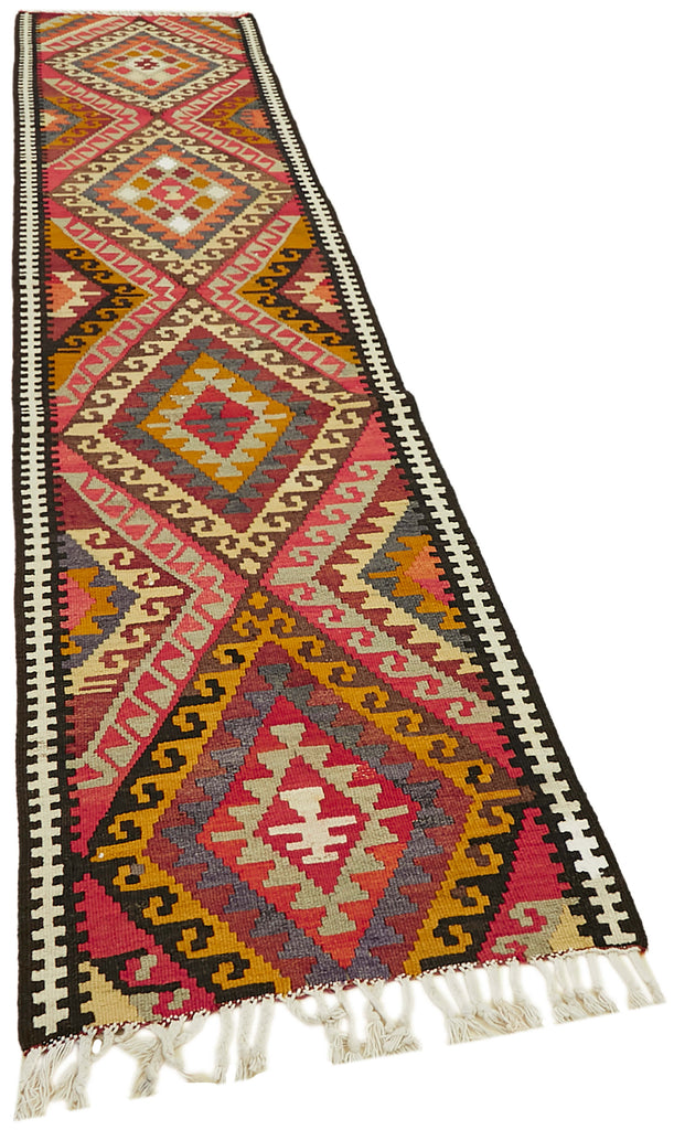 Vintage Heriki Kilim Runner - Nomad Heritage 84x368cm detail image 2 at Sama Rugs