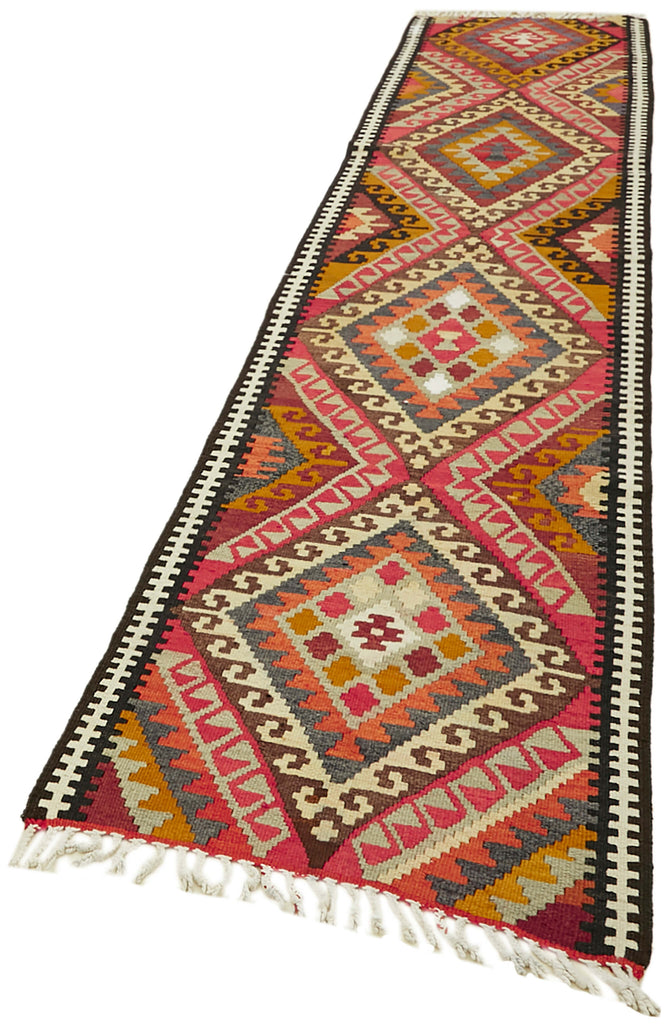 Vintage Heriki Kilim Runner - Nomad Heritage 84x368cm detail image 3 at Sama Rugs