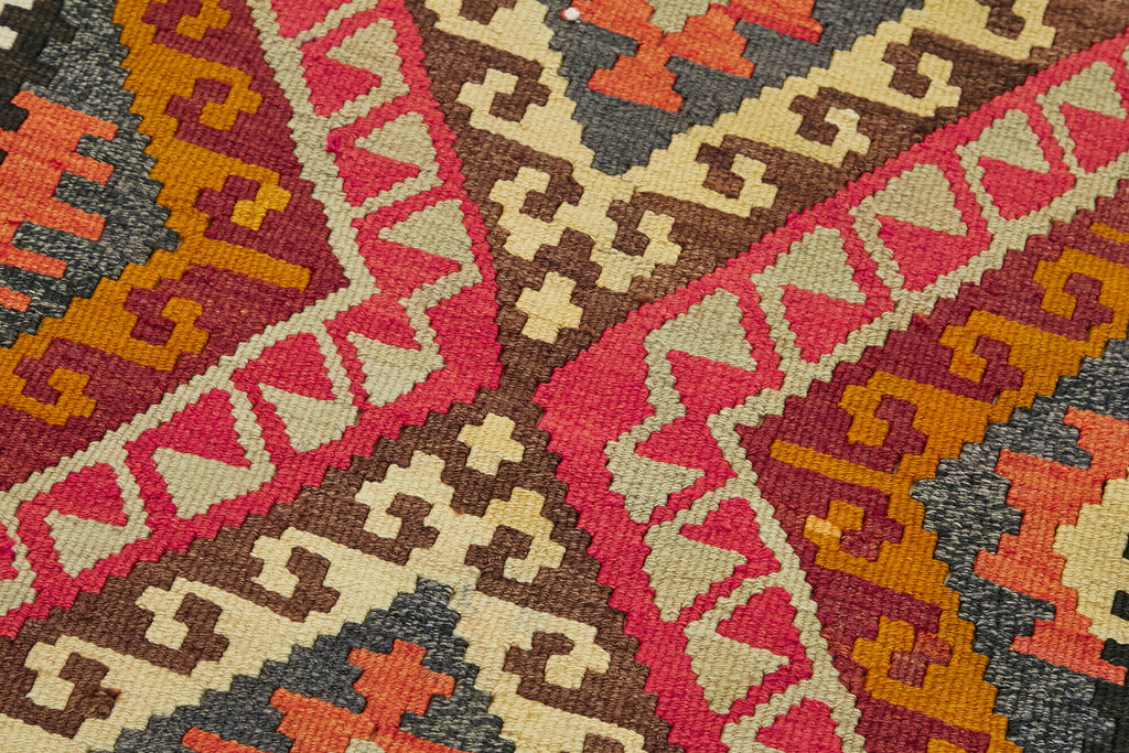 Vintage Heriki Kilim Runner - Nomad Heritage 84x368cm detail image 5 at Sama Rugs