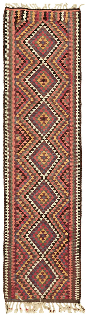 Vintage Heriki Kilim Runner - Anatolian Archive 92x316cm at Sama Rugs
