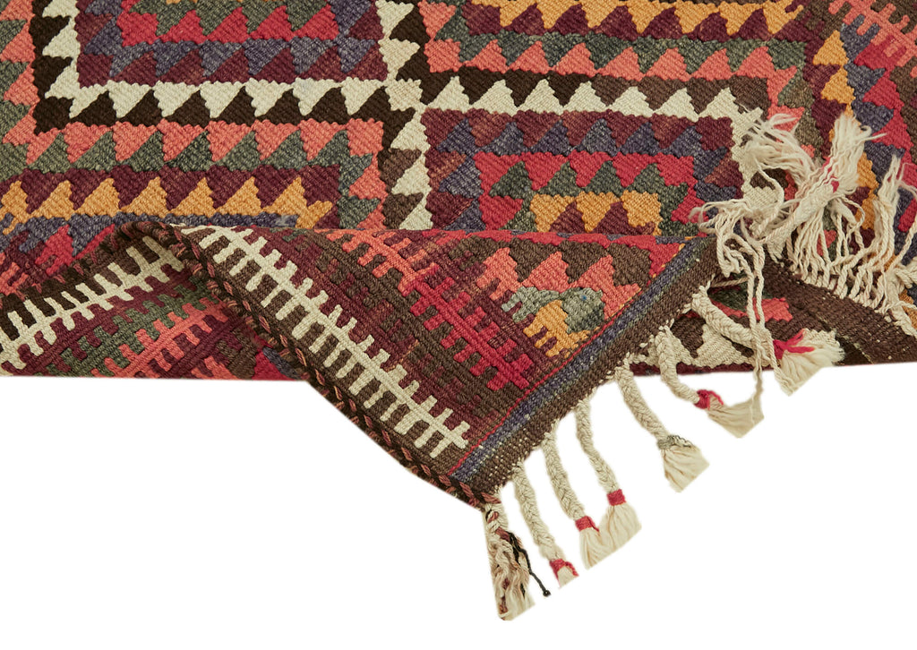 Vintage Heriki Kilim Runner - Anatolian Archive 92x316cm detail image 6 at Sama Rugs