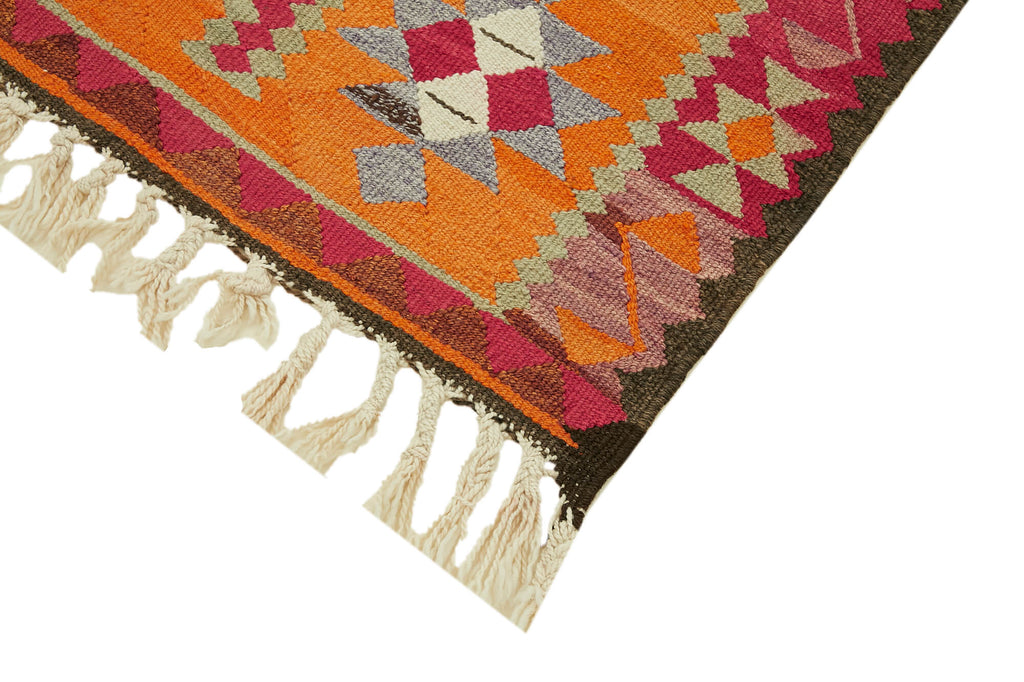 Vintage Heriki Kilim Runner - Restored Heritage 92x365cm detail image 4 at Sama Rugs