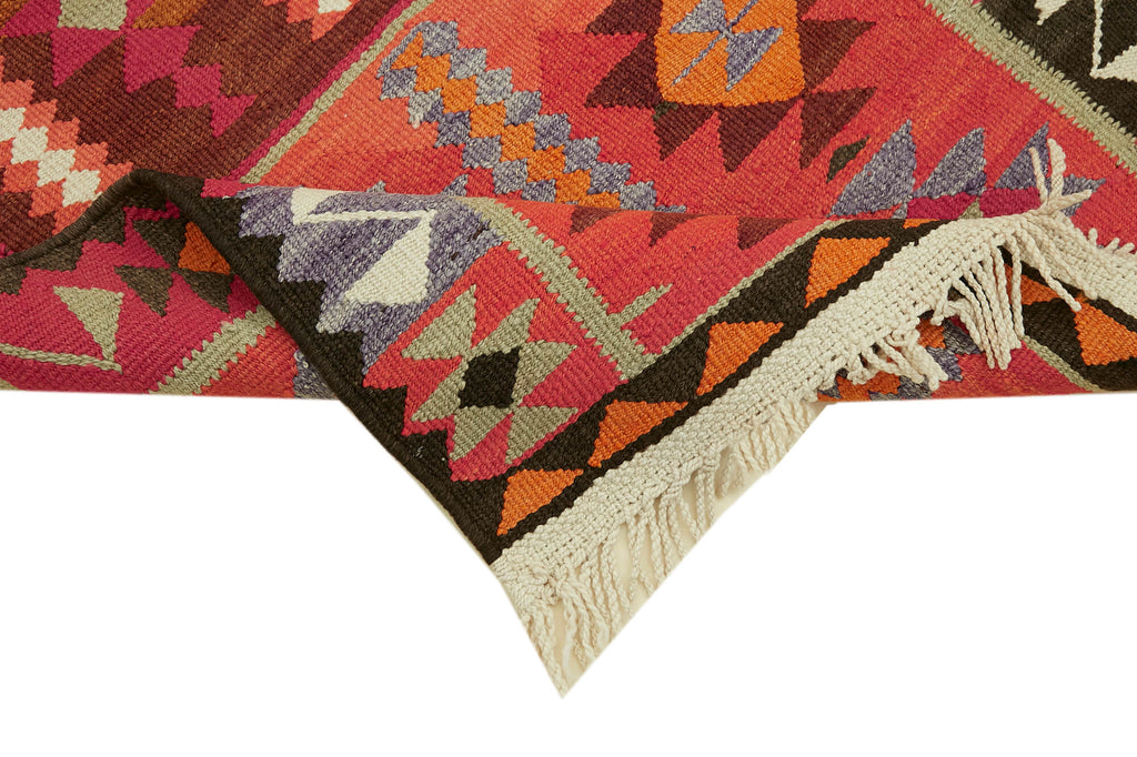 Vintage Heriki Kilim Runner - Restored Heritage 92x365cm detail image 6 at Sama Rugs