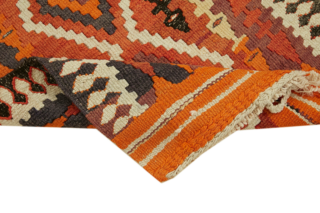 Vintage Heriki Kilim Runner - Old World Passage 86x365cm detail image 6 at Sama Rugs