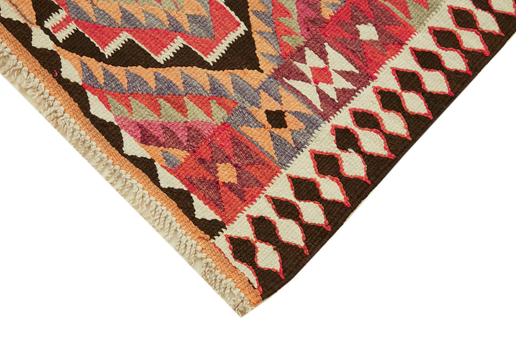 Vintage Heriki Kilim Runner - Hand Restored 90x347cm detail image 4 at Sama Rugs