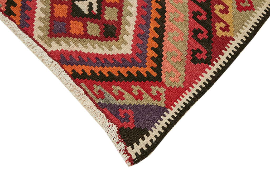 Vintage Heriki Kilim Runner - Collected Kilim 83x322cm detail image 4 at Sama Rugs