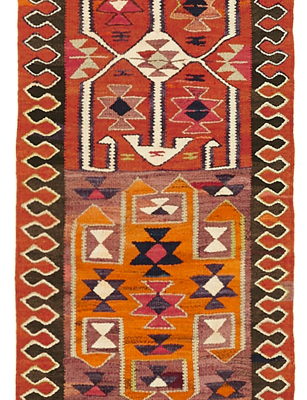 Vintage Heriki Kilim Runner - Woven Journey 90x307cm