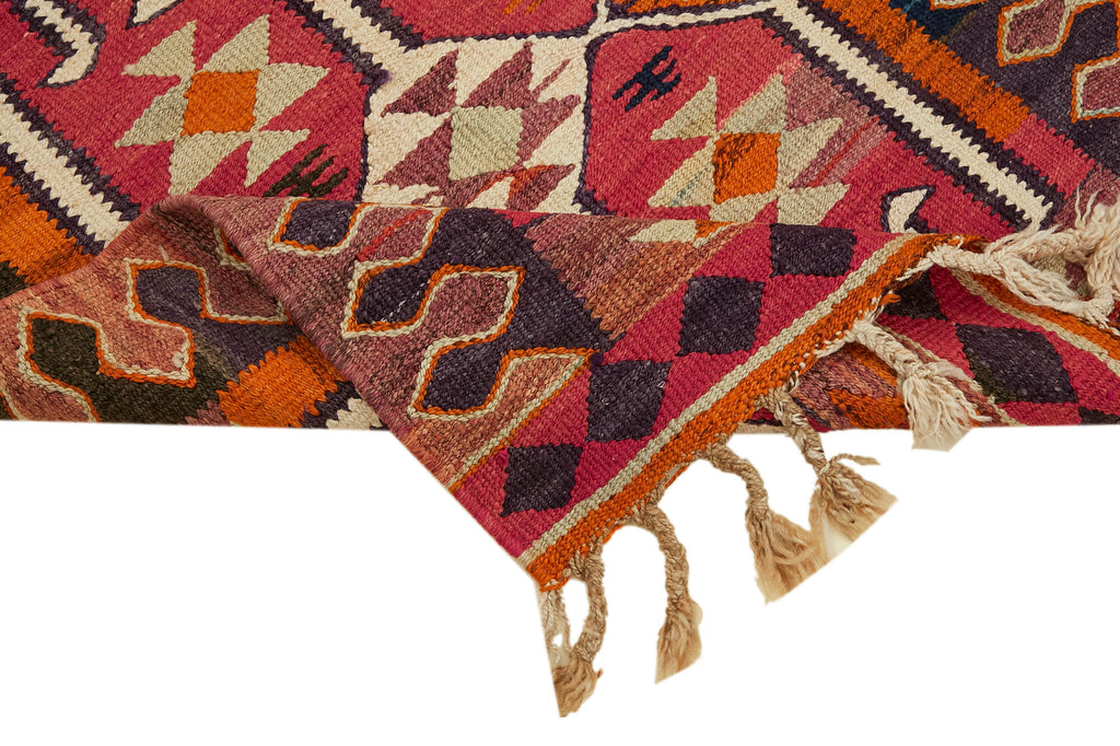 Vintage Heriki Kilim Runner - Woven Journey 90x307cm detail image 6 at Sama Rugs