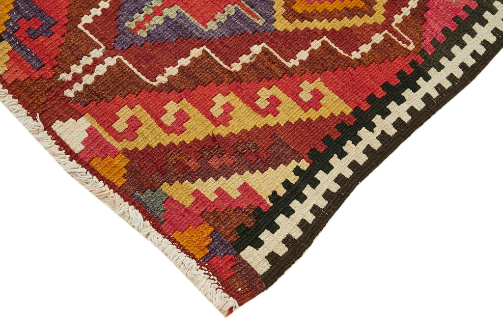 Vintage Heriki Kilim Runner - Artisan Refinished 90x383cm detail image 4 at Sama Rugs