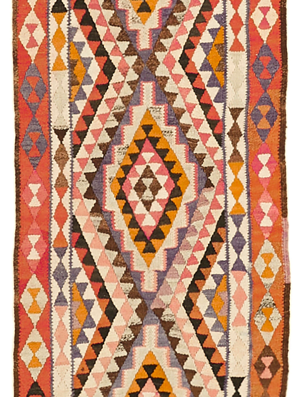 Vintage Heriki Kilim Runner - Global Heritage 92x292cm