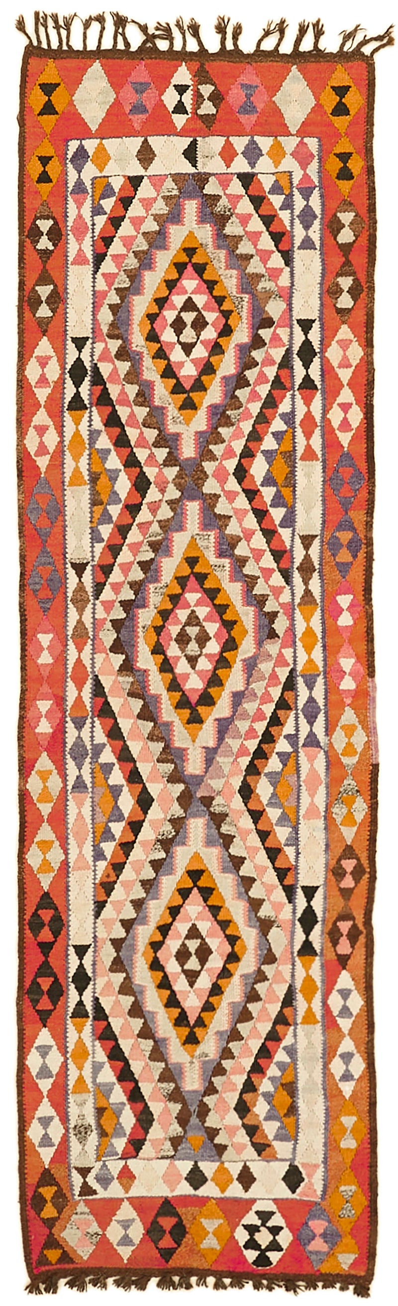 Vintage Heriki Kilim Runner - Global Heritage 92x292cm at Sama Rugs