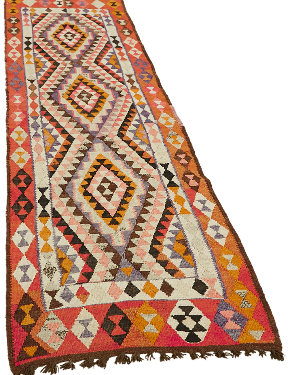 Vintage Heriki Kilim Runner - Global Heritage 92x292cm