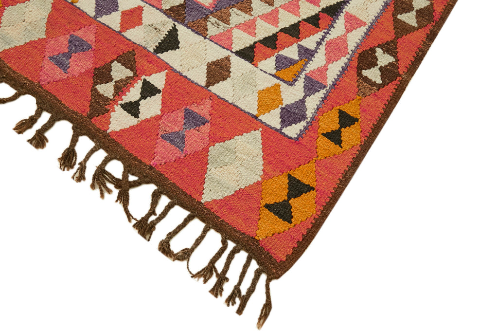 Vintage Heriki Kilim Runner - Global Heritage 92x292cm detail image 4 at Sama Rugs