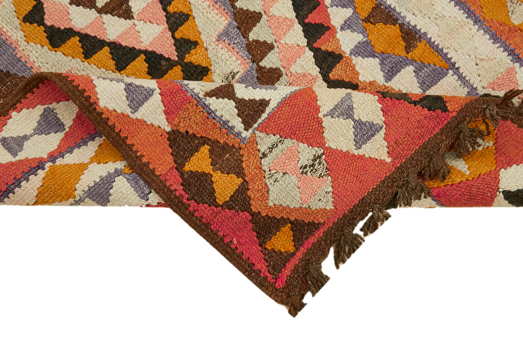 Vintage Heriki Kilim Runner - Global Heritage 92x292cm detail image 6 at Sama Rugs