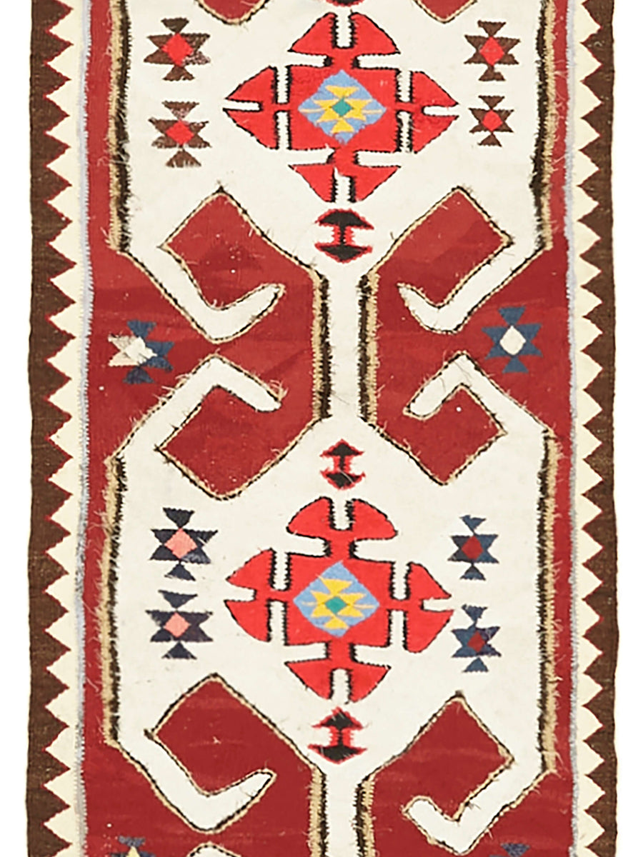 Vintage Heriki Kilim Runner - Heritage Trail 96x332cm