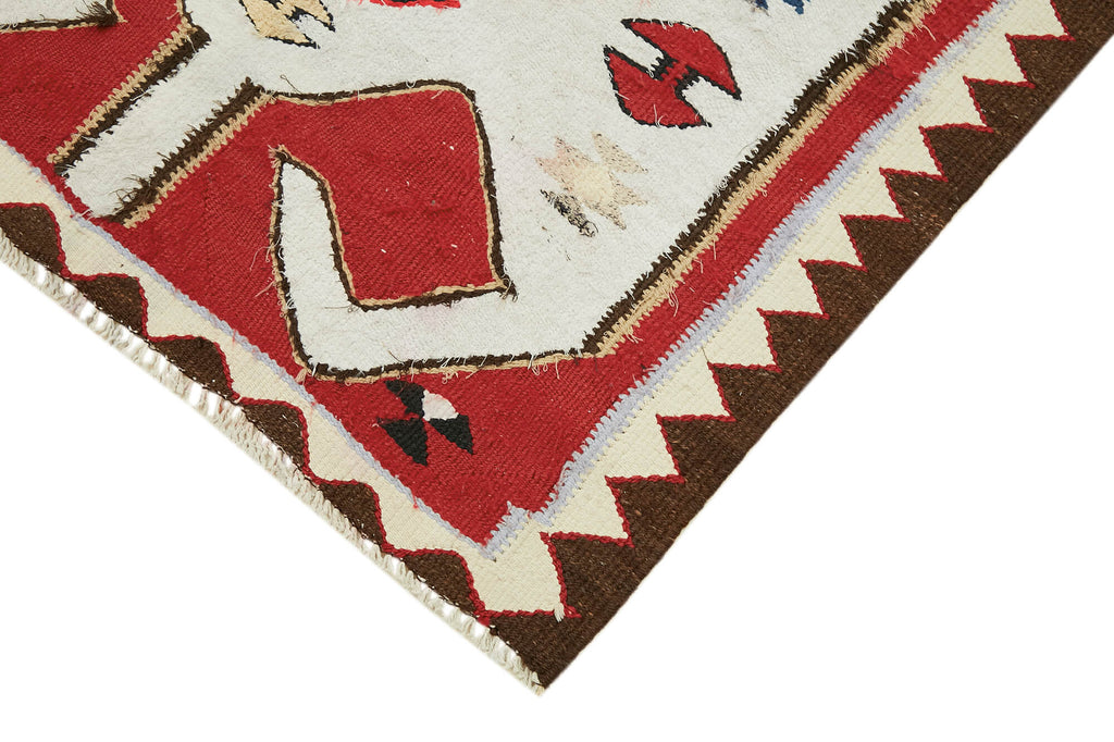 Vintage Heriki Kilim Runner - Heritage Trail 96x332cm detail image 4 at Sama Rugs
