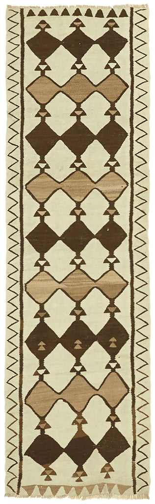 Vintage Heriki Kilim Runner - Anatolian Archive 92x305cm at Sama Rugs