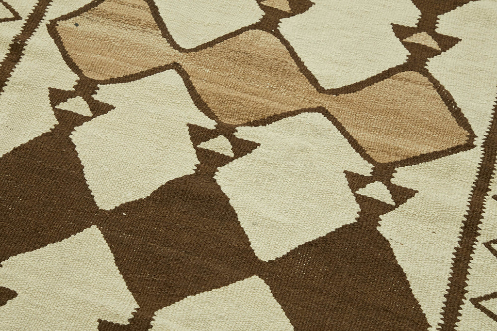 Vintage Heriki Kilim Runner - Anatolian Archive 92x305cm detail image 5 at Sama Rugs