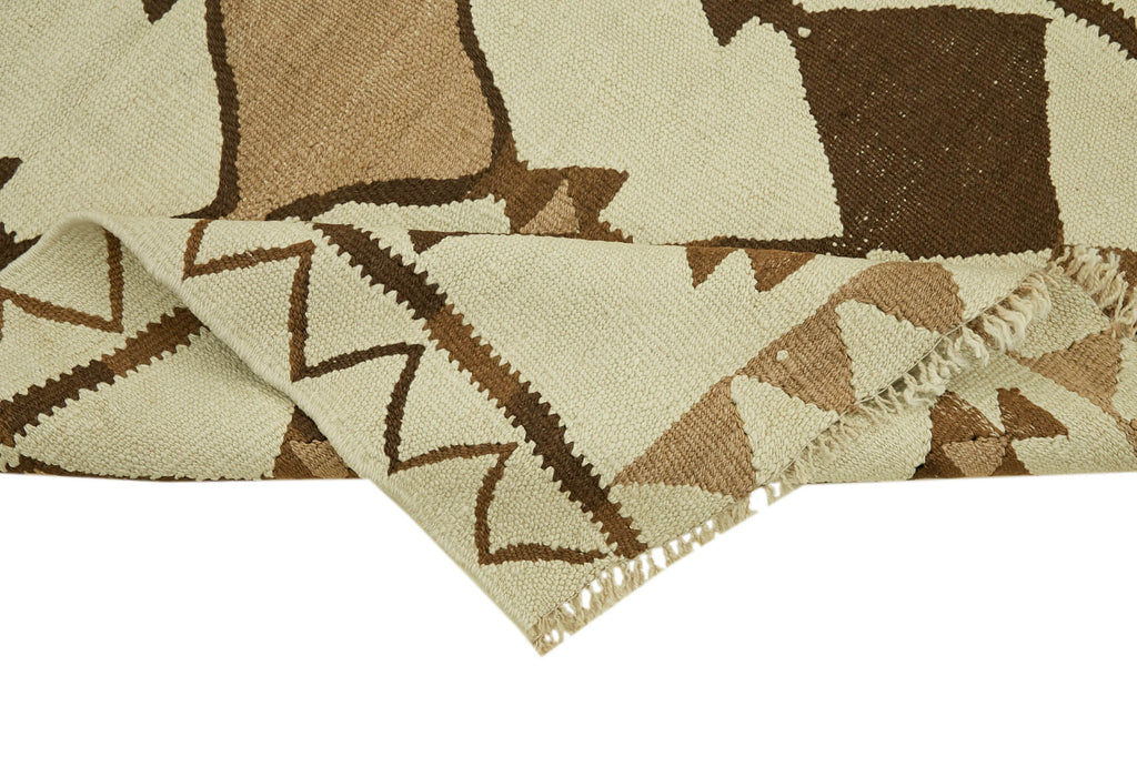 Vintage Heriki Kilim Runner - Anatolian Archive 92x305cm detail image 6 at Sama Rugs