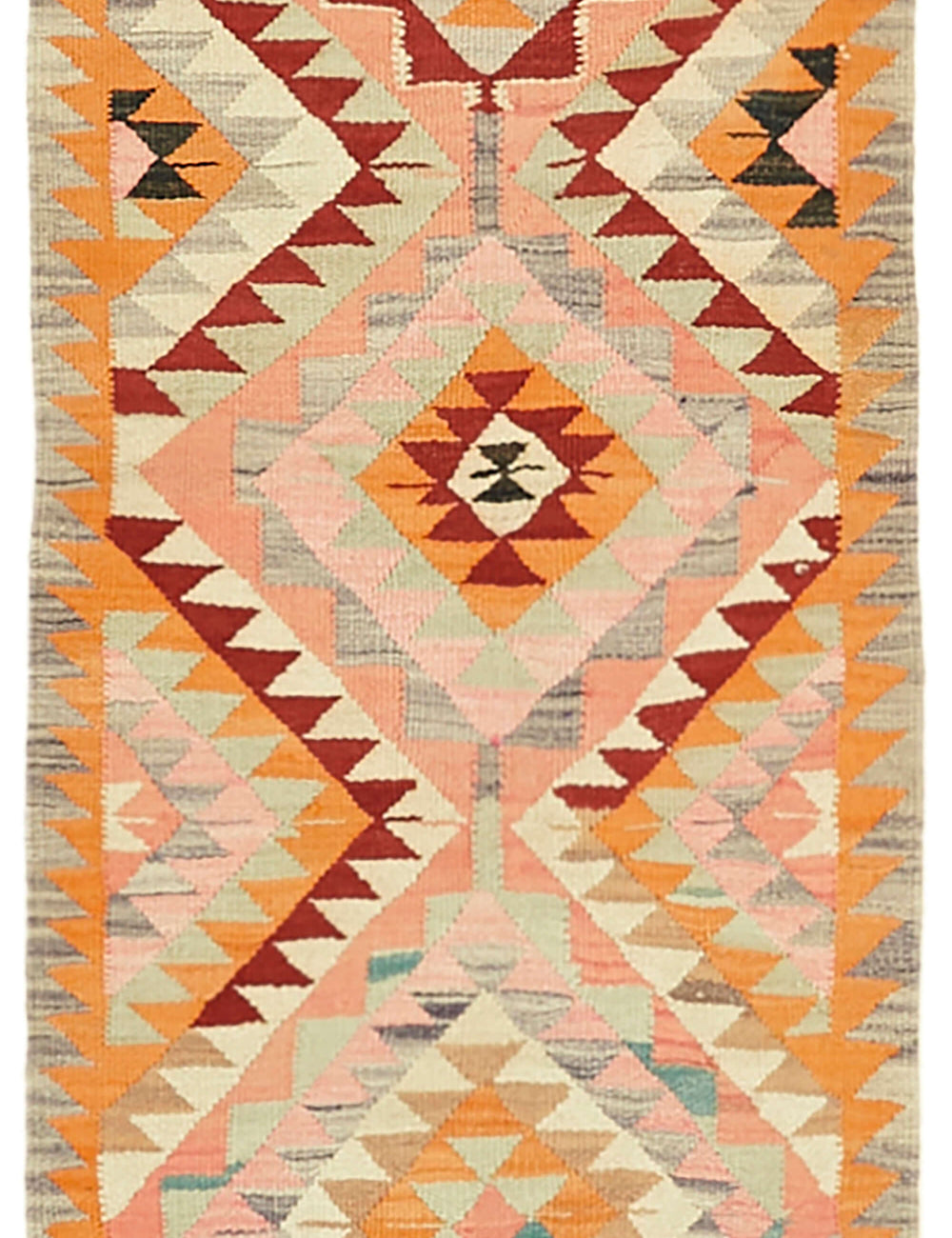 Vintage Heriki Kilim Runner - World Collected 90x322cm