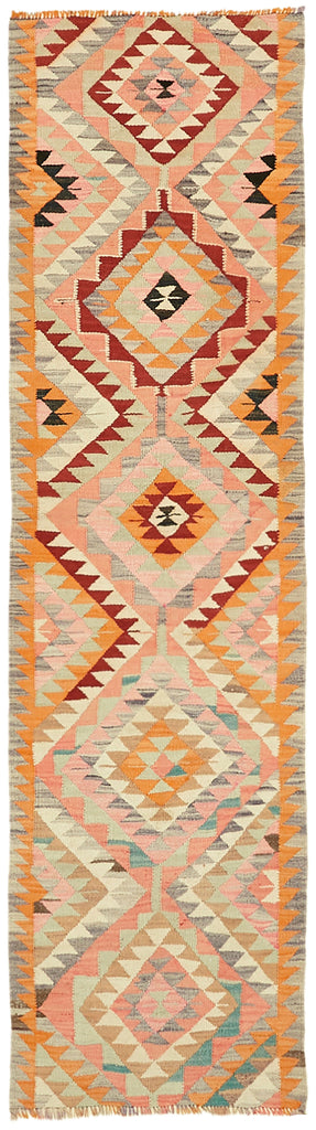 Vintage Heriki Kilim Runner - World Collected 90x322cm at Sama Rugs
