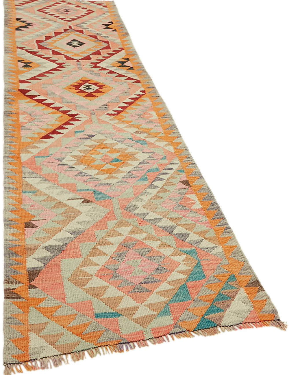 Vintage Heriki Kilim Runner - World Collected 90x322cm