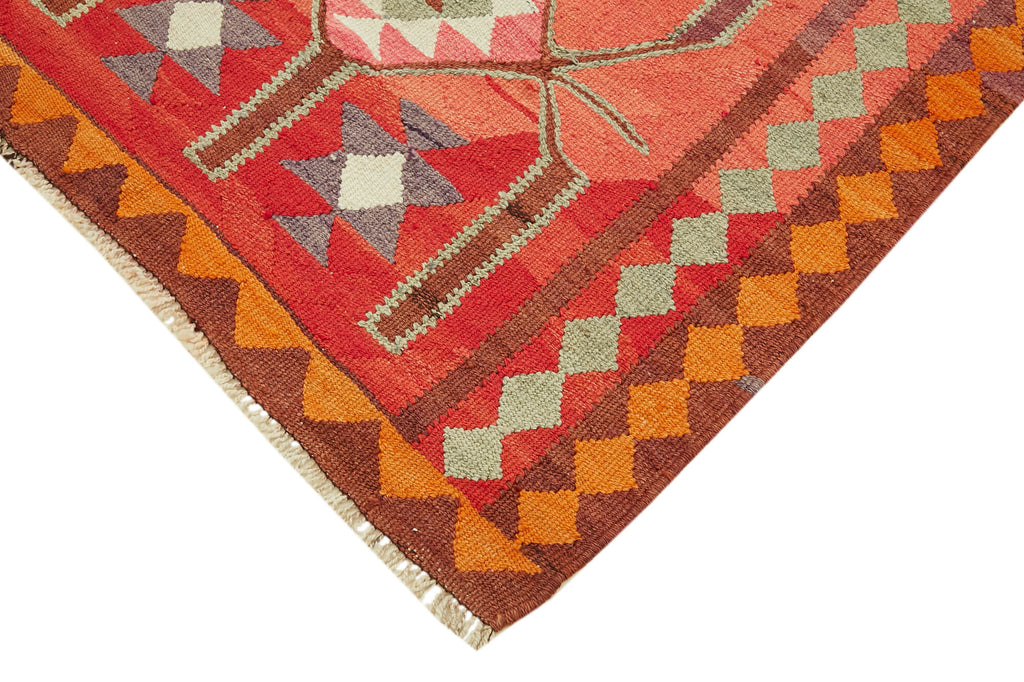 Vintage Heriki Kilim Runner - Restored Heritage 105x355cm detail image 4 at Sama Rugs