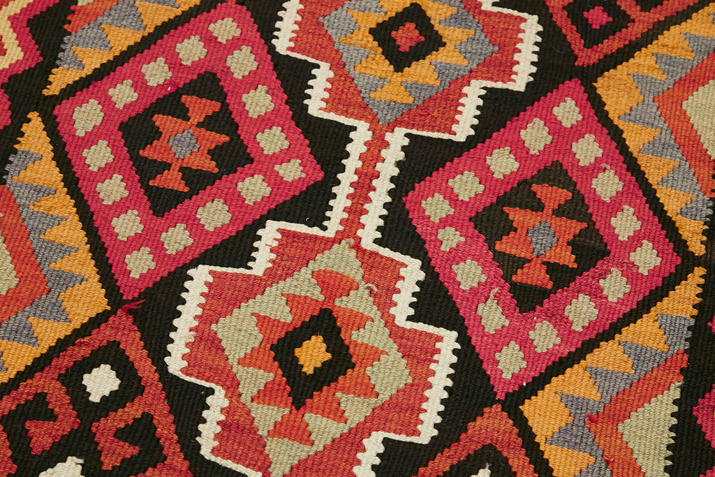 Vintage Heriki Kilim Runner - Old World Passage 80x350cm detail image 5 at Sama Rugs