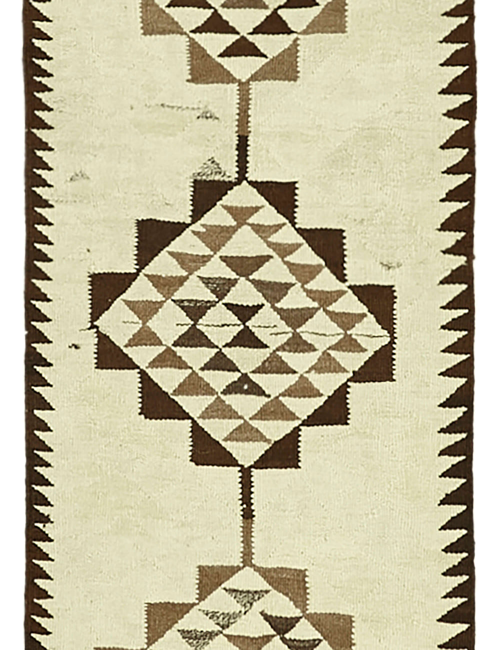 Vintage Heriki Kilim Runner - Hand Restored 85x338cm