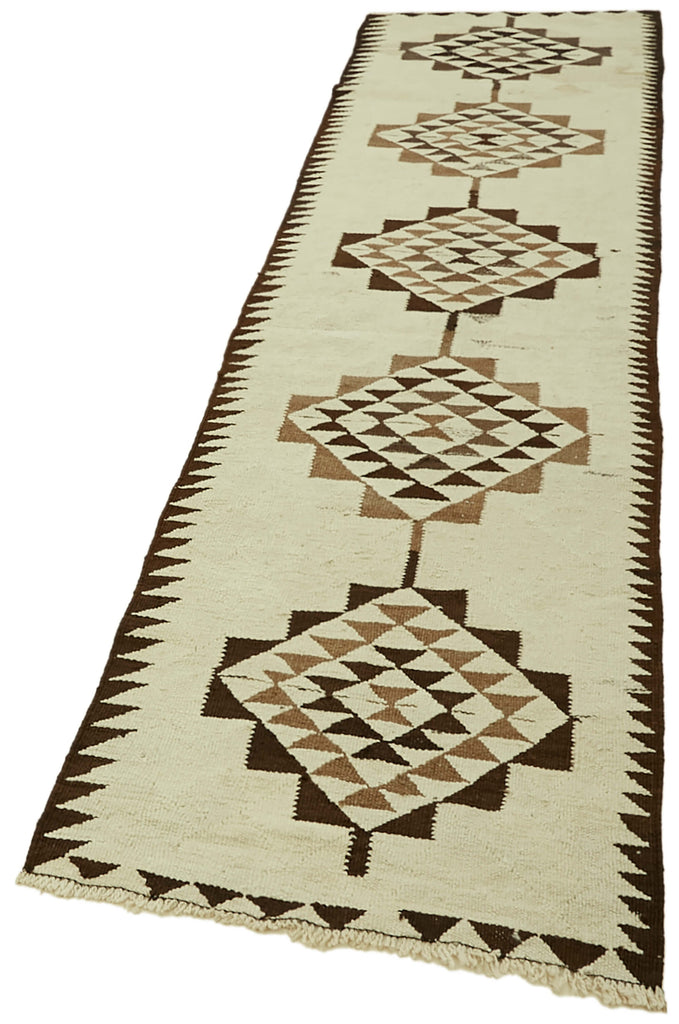 Vintage Heriki Kilim Runner - Hand Restored 85x338cm detail image 3 at Sama Rugs