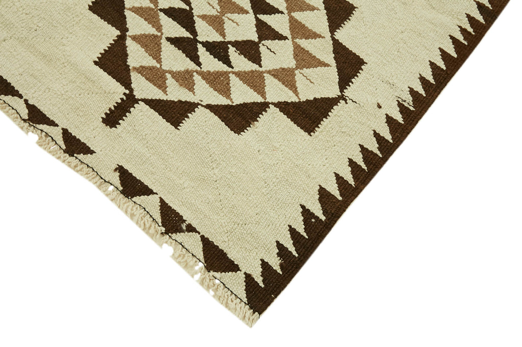 Vintage Heriki Kilim Runner - Hand Restored 85x338cm detail image 4 at Sama Rugs