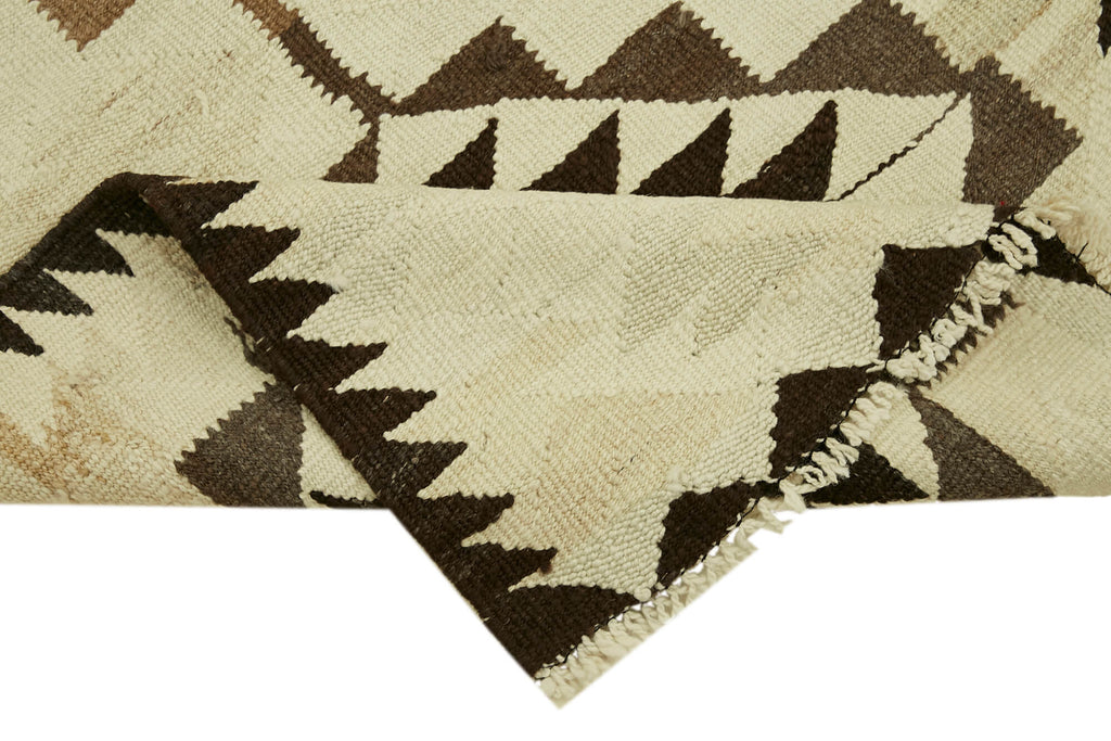 Vintage Heriki Kilim Runner - Hand Restored 85x338cm detail image 6 at Sama Rugs