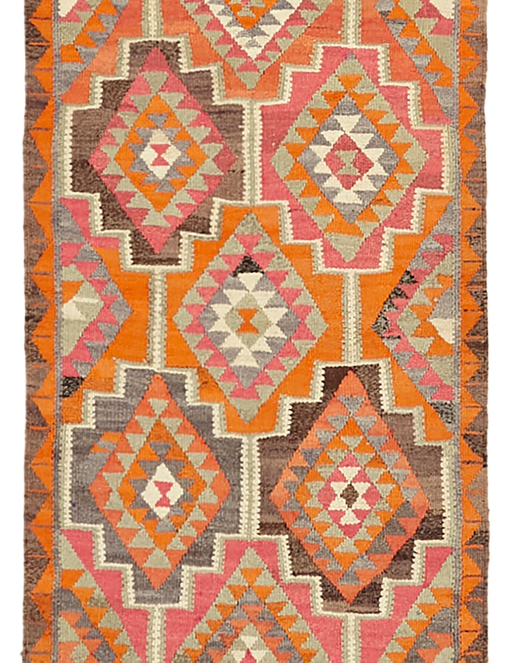 Vintage Heriki Kilim Runner - Collected Kilim 95x300cm