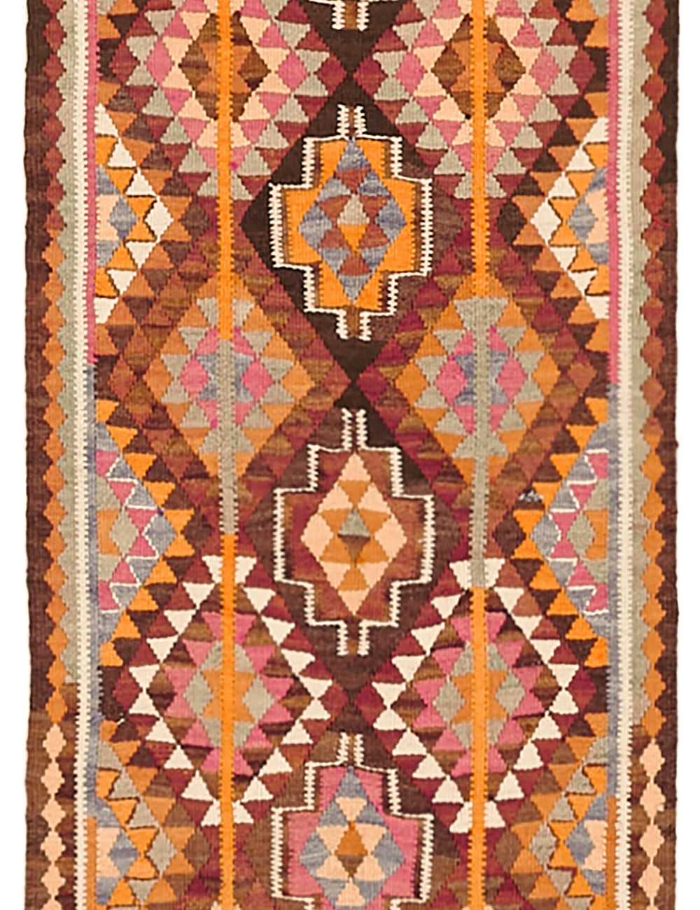Vintage Heriki Kilim Runner - Woven Journey 90x328cm