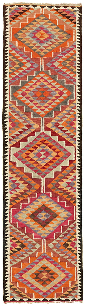 Vintage Heriki Kilim Runner - Global Heritage 90x322cm at Sama Rugs