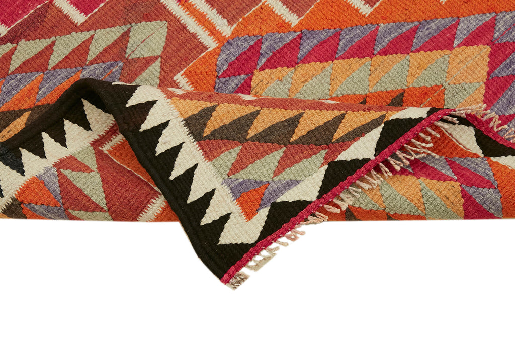 Vintage Heriki Kilim Runner - Global Heritage 90x322cm detail image 6 at Sama Rugs