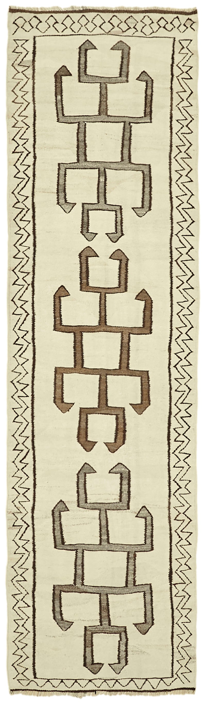 Vintage Heriki Runner 1.10 x 3.56 - SamaRugs