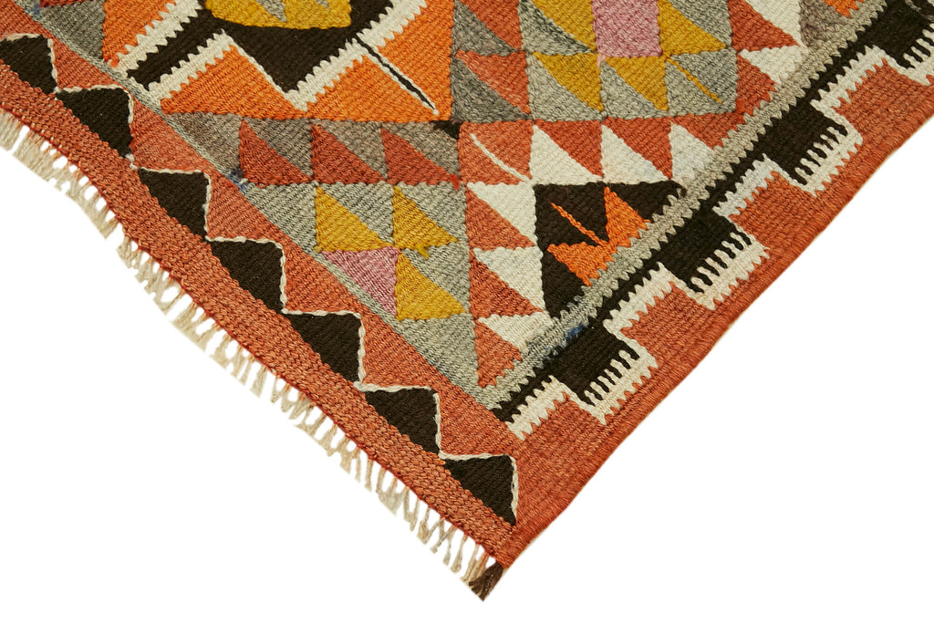 Vintage Heriki Kilim Runner - Collected Corridor 89x378cm detail image 4 at Sama Rugs