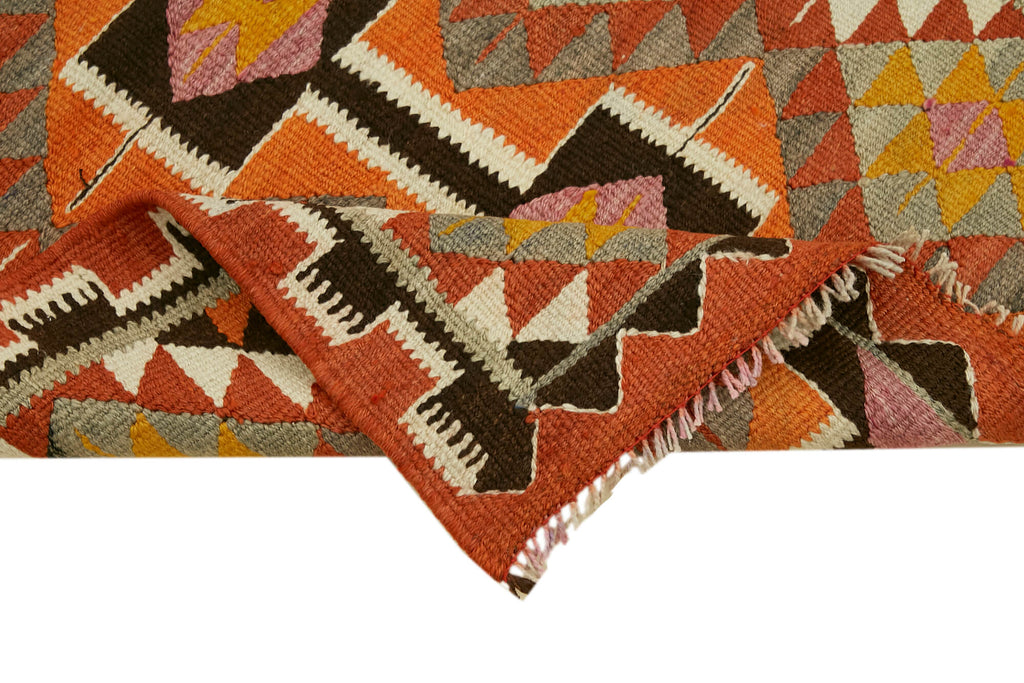 Vintage Heriki Kilim Runner - Collected Corridor 89x378cm detail image 6 at Sama Rugs