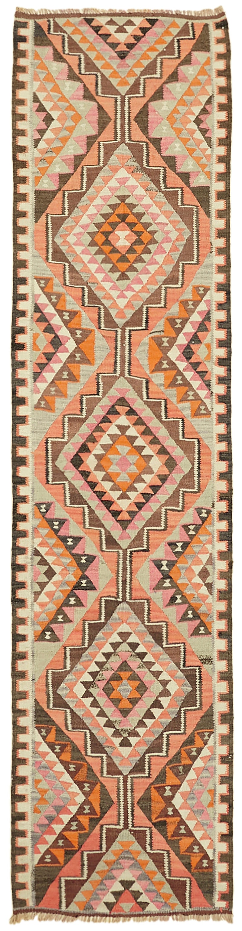 Vintage Heriki Kilim Runner - Old Soul 90x344cm at Sama Rugs