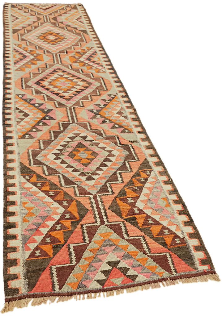 Vintage Heriki Kilim Runner - Old Soul 90x344cm detail image 2 at Sama Rugs