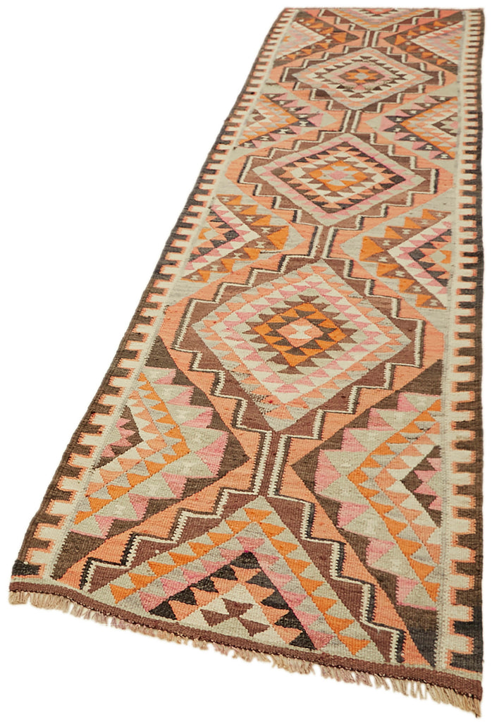 Vintage Heriki Kilim Runner - Old Soul 90x344cm detail image 3 at Sama Rugs