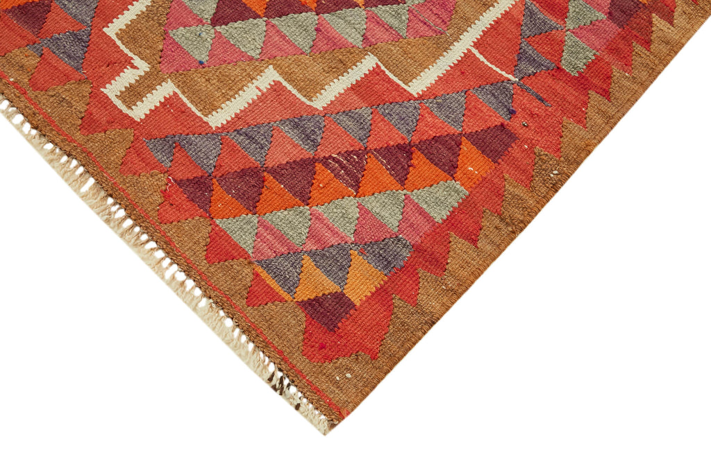 Vintage Heriki Kilim Runner - Restored Nomad 96x348cm detail image 4 at Sama Rugs